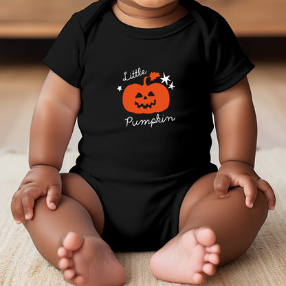Little Pumpkin - Personalised Halloween Baby Vest