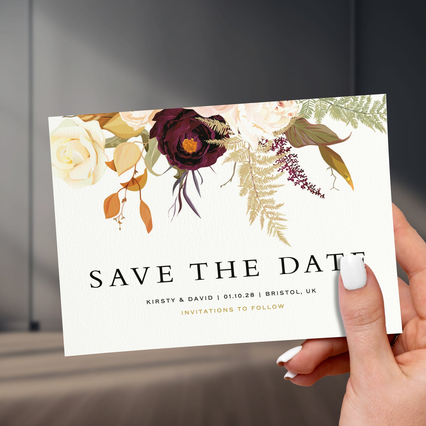 Potpourri Save The Date Cards