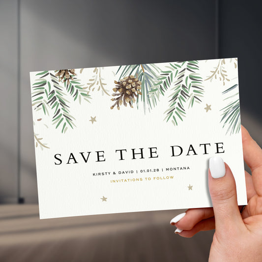 The Season Save The Date Cards