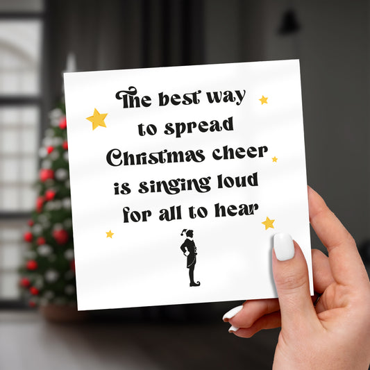 The Best Way To Spread Christmas Cheer Christmas Greeting Card