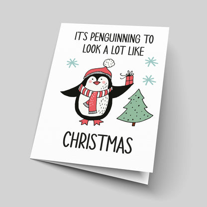 It's Pegunning To Look A Lot Like Christmas Merry Xmas Cards