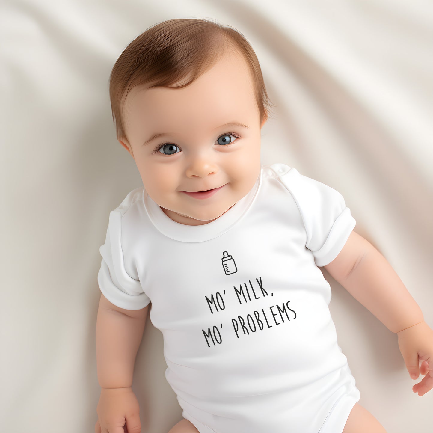 Mo' Milk Mo' Problems -  Baby Vest