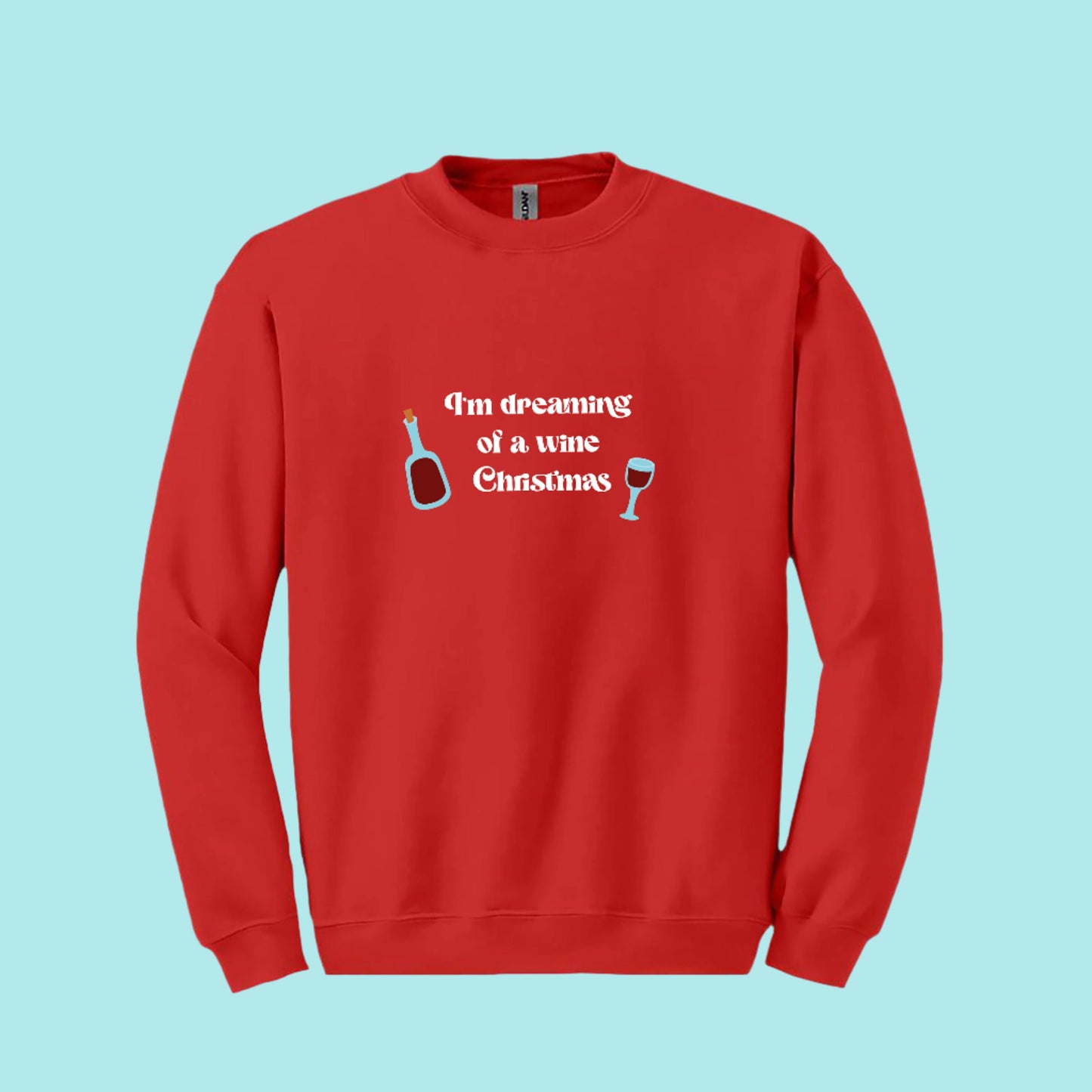 Red Christmas party jumpers