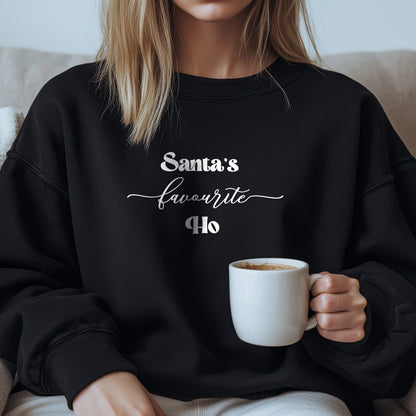 Santa's Favourite Ho - Christmas Jumper