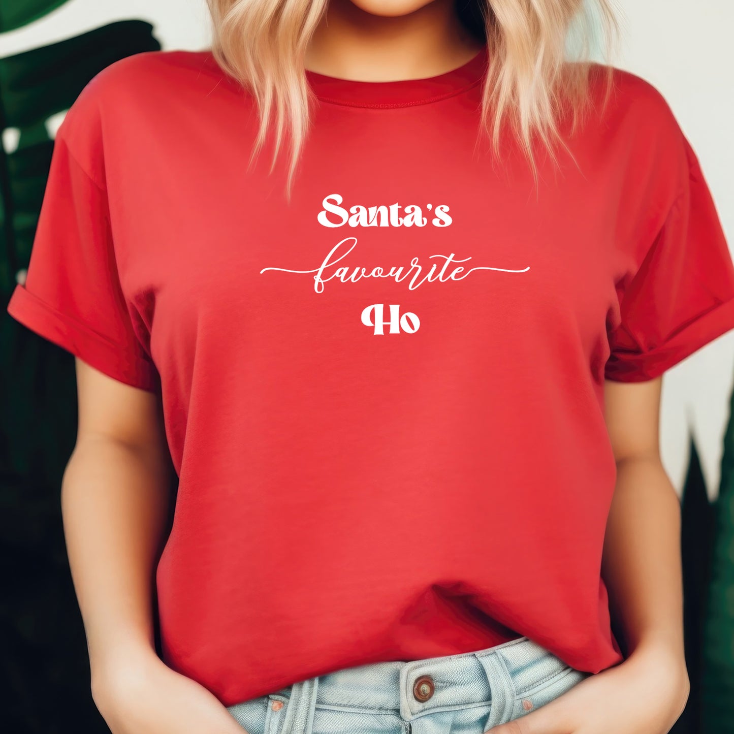 Santa's Favourite Ho Christmas T-Shirt