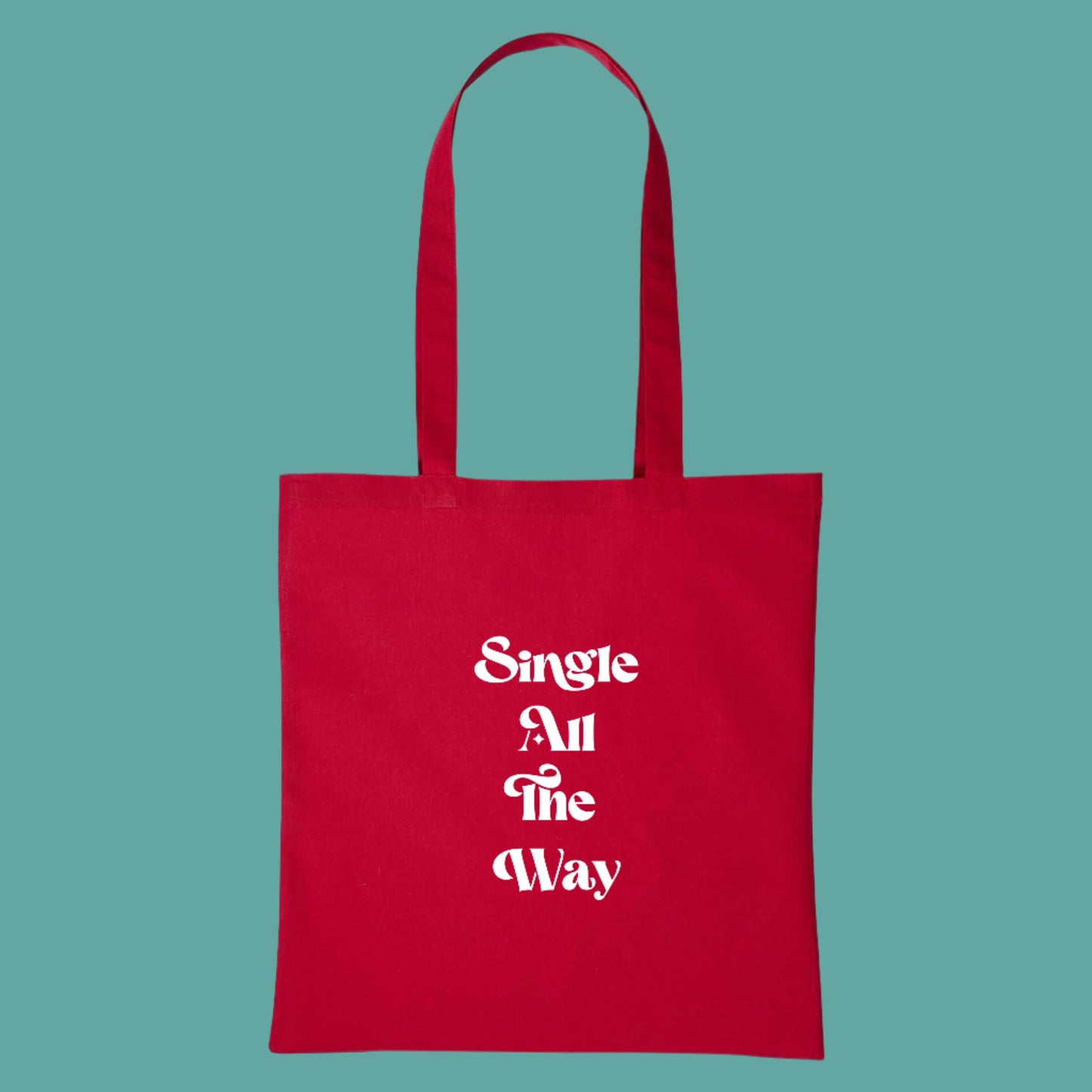 Single All The Way Tote Bag - Red
