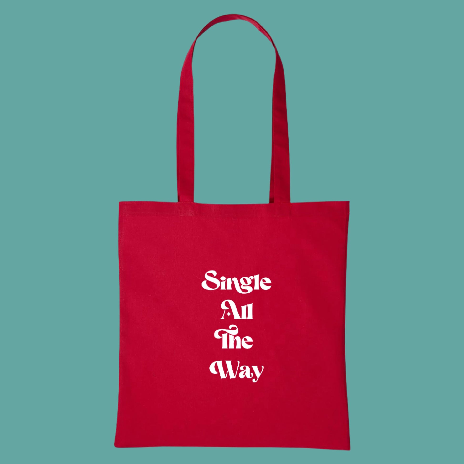 Single All The Way Tote Bag - Red