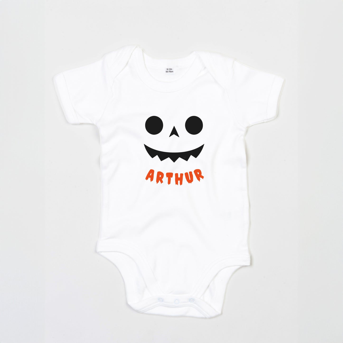 Pumpkin Face Baby Grow