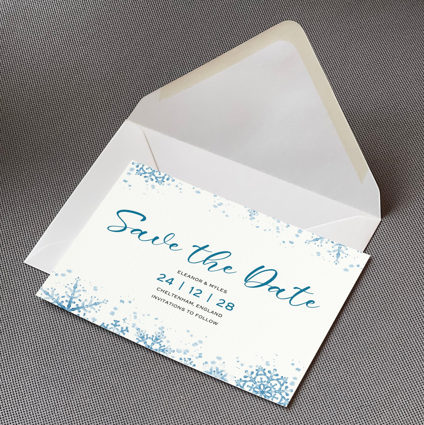 Winter Save The Date Cards