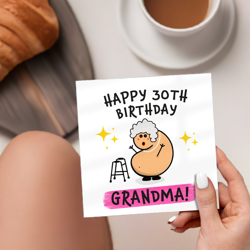 30th Birthday Card - Grandma