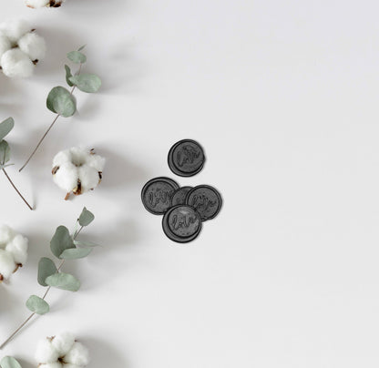 Black Wax Stamps For Wedding Invitations