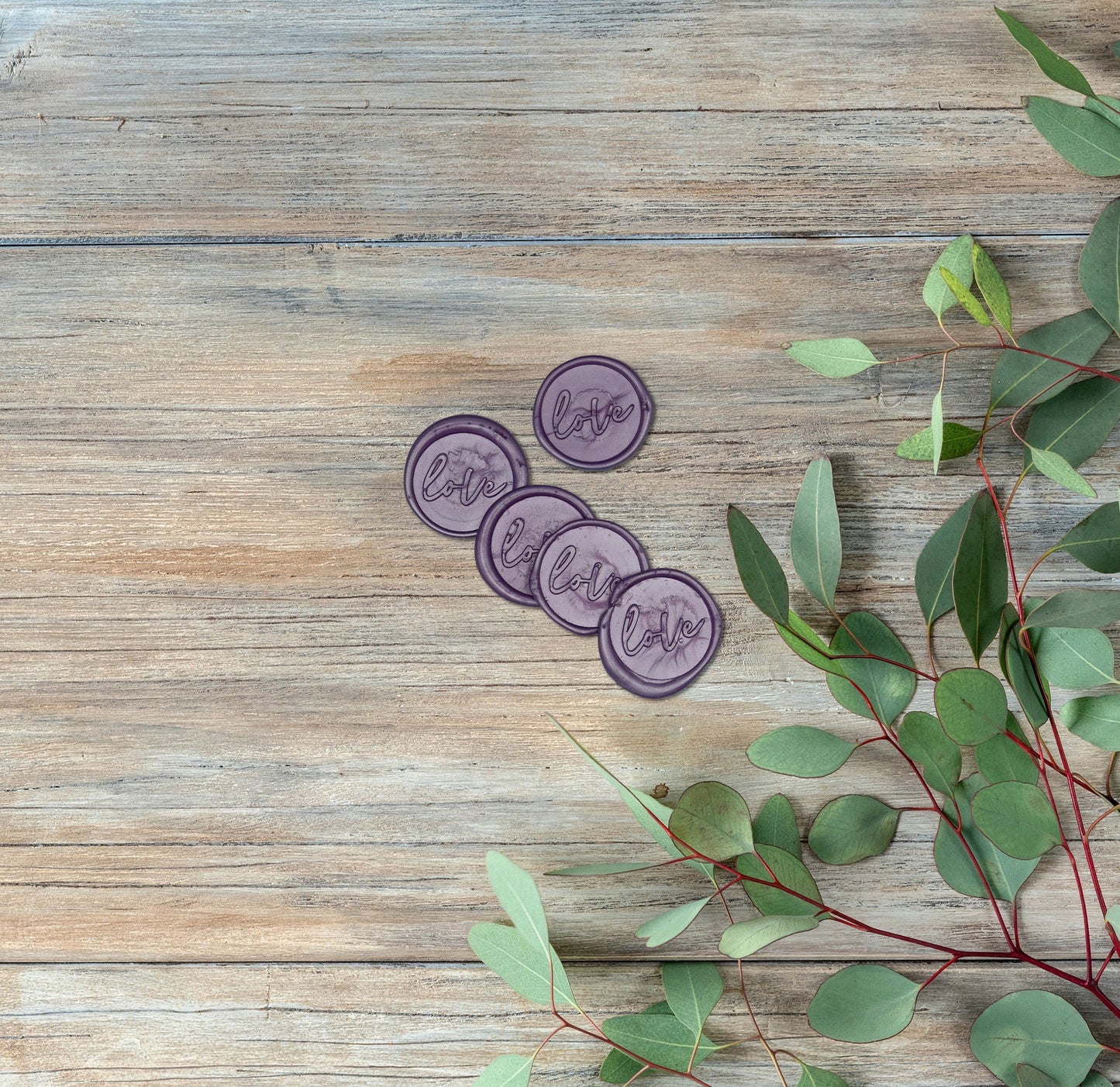 Purple Sticker Wax Seals