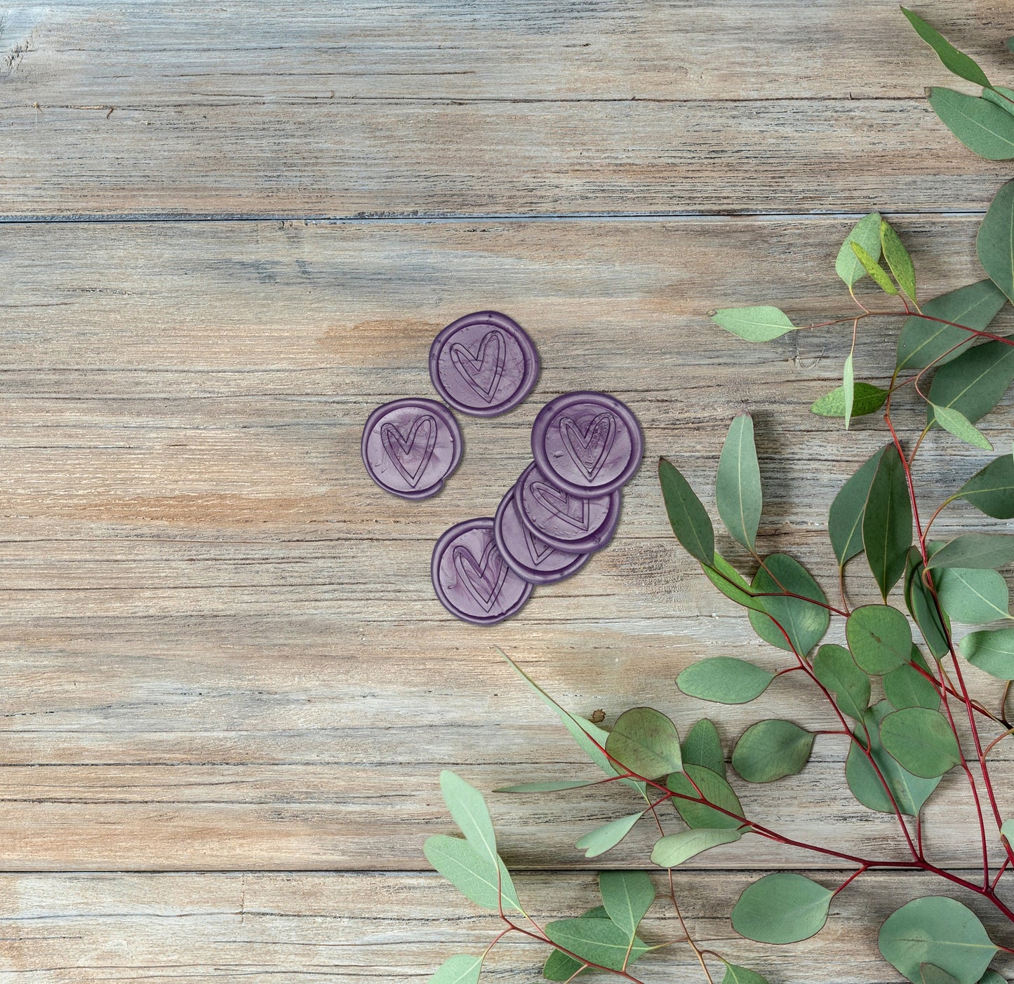 Purple Sticker Wax Seals