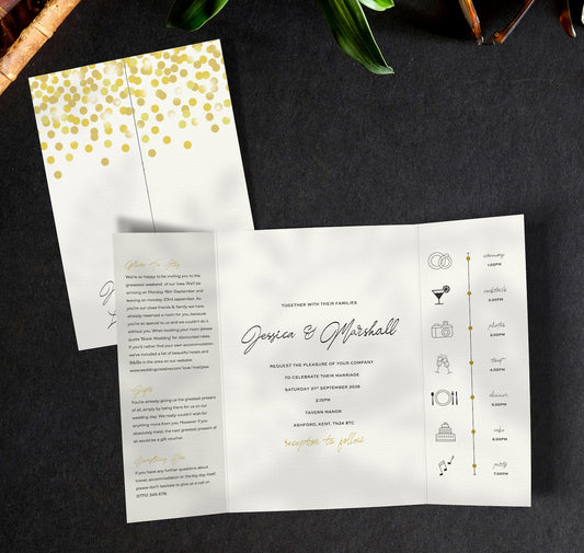 Confetti Wedding Invitations