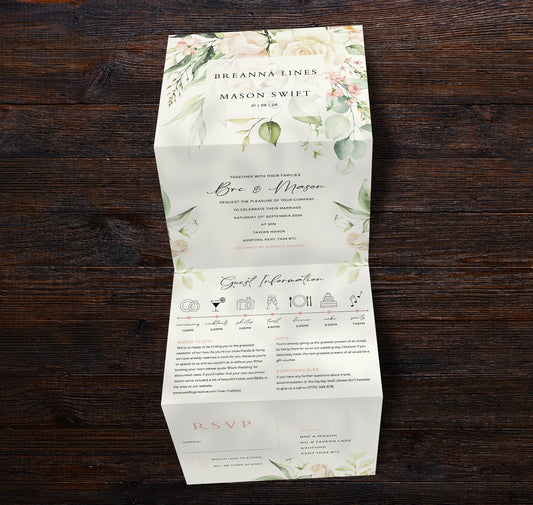 Bouquet Wedding Invitations