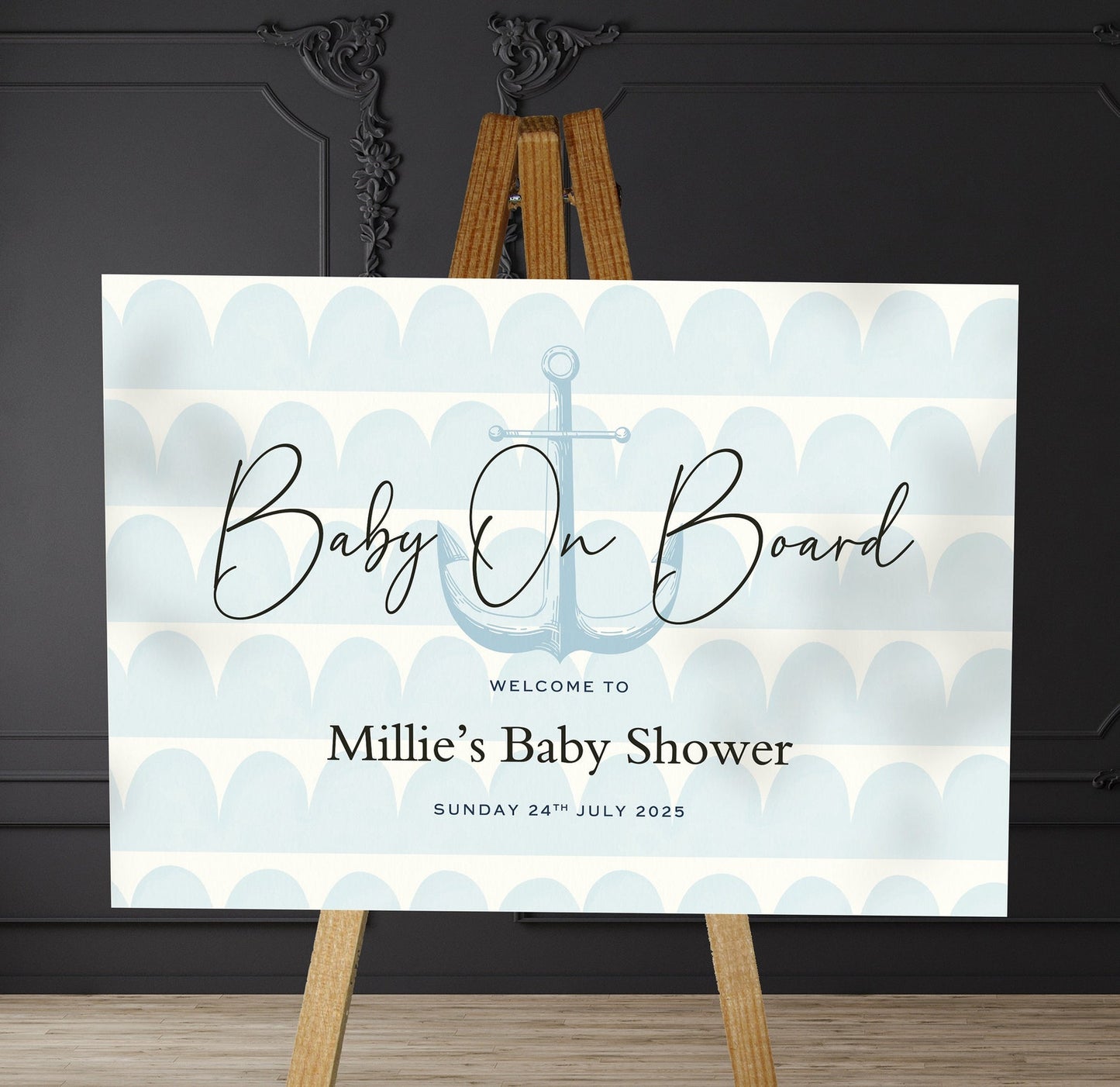 Nautical Baby Shower Welcome Signs