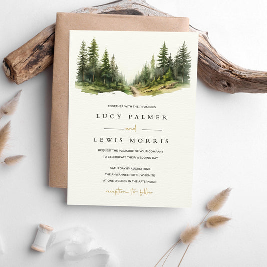 Mountain Wedding Invitations