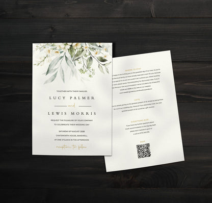 Greenery Wedding Invitations