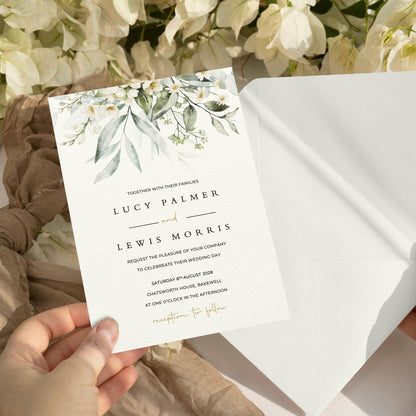 Greenery Wedding Invitations