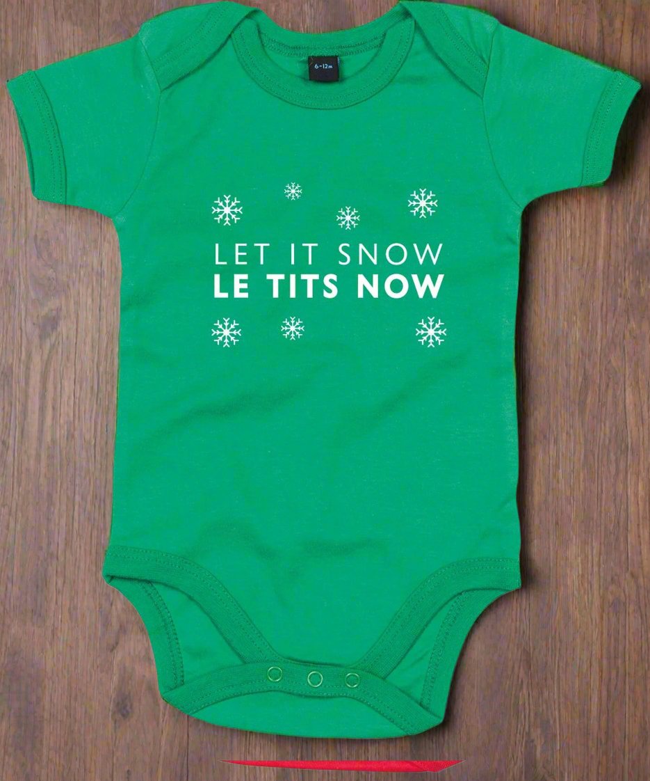 Le Tits Now Baby Grow