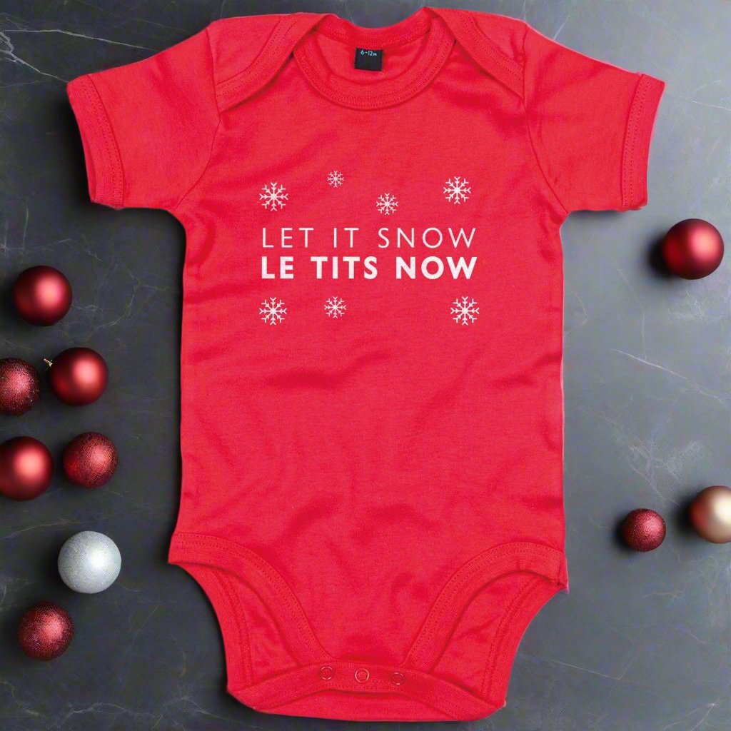 Le Tits Now Baby Grow