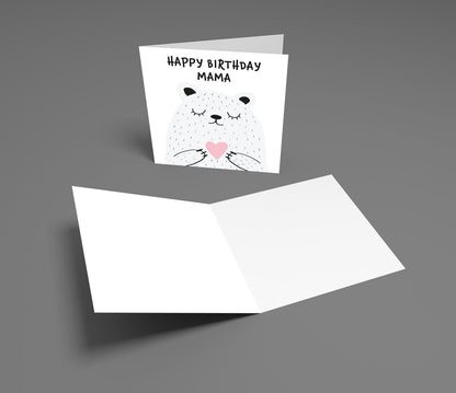 Happy Birthday Mama, Mama Birthday Card