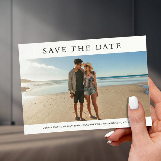 Photograph Save The Date Cards