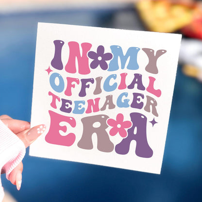 In My Official Teenager Era Card
