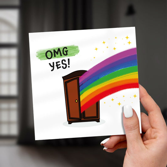 Coming Out Card - OMG Yes!