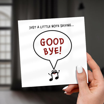 Goodbye Card - Little Note