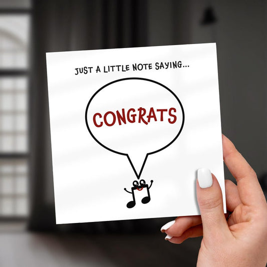 Congratulations Card - Little Note