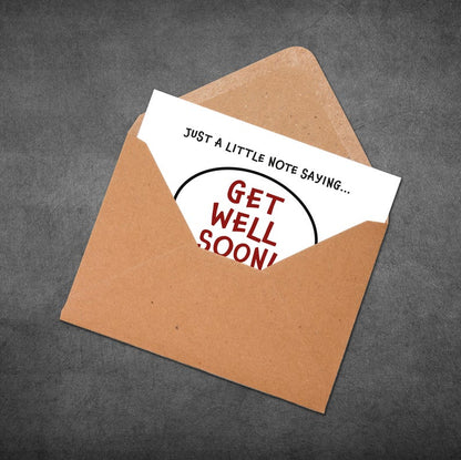 Get Well Soon Card - Little Note