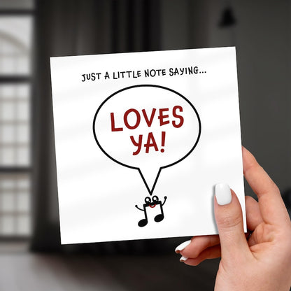 Love You Card - Little Note