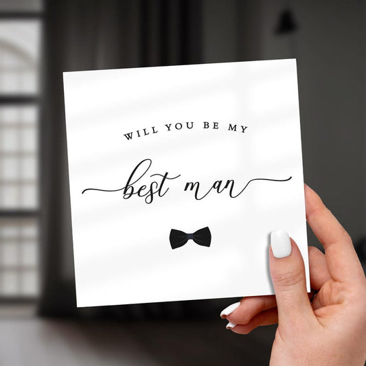 Will You Be My Best Man Card