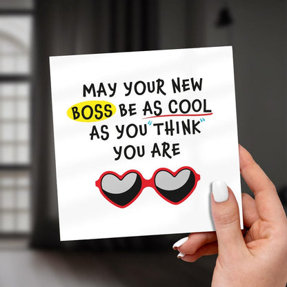 New Job Card - May Your New Boss