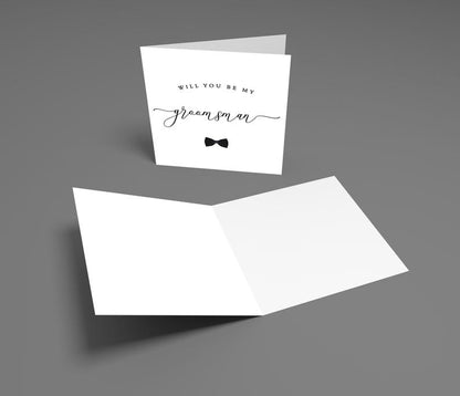 Will You Be My Groomsman Card