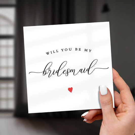 Will You Be My Bridesmaid Card