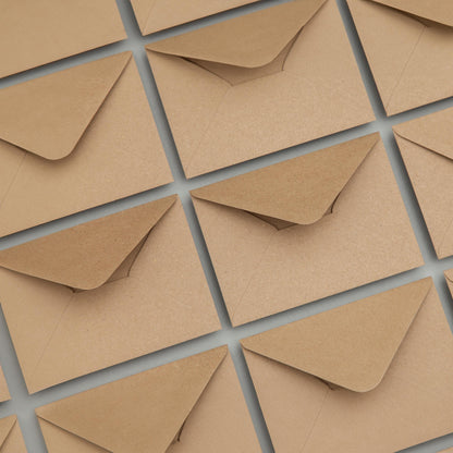 Geometric Wedding Invitation – Gold Line Design with Kraft Envelopes